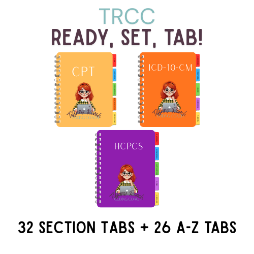 All Books (ICD-10-CM, CPT®, HCPCS) TRCC Tabbing System