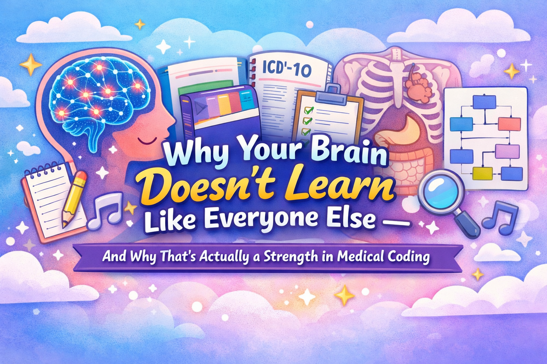 Why Your Brain Doesn’t Learn Like Everyone Else — And Why That’s Actually a Strength in Medical Coding