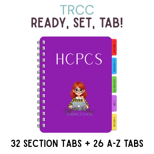 HCPCS TRCC Tabbing System